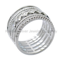 925 Silver Jewelry Fashion Jewellery, Inlaid Ring (KR3099)